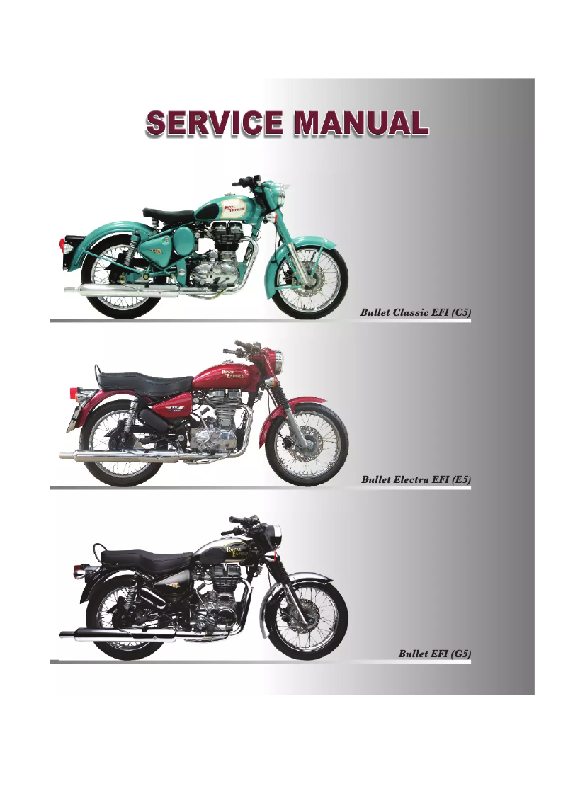 Página 1 del manual Manual de usuario Royal Enfield Bullet Classic C5 EFI