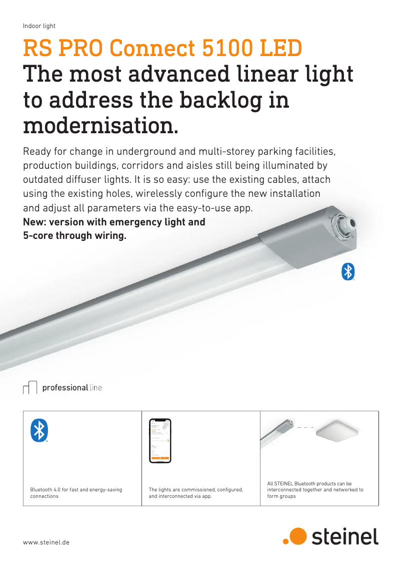 Página 1 del manual Folleto Steinel RS PRO 5100 SC