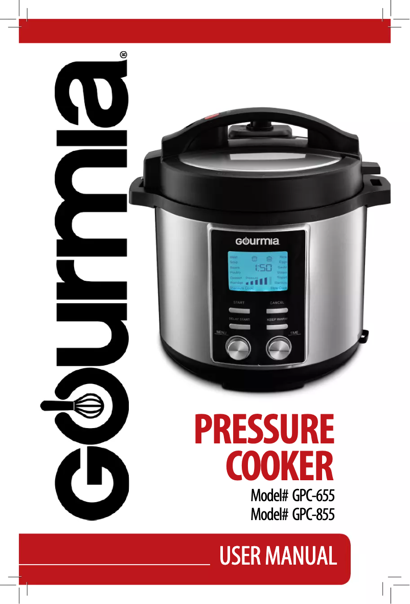 Imagen de la primera página del manual del dispositivo GPC855