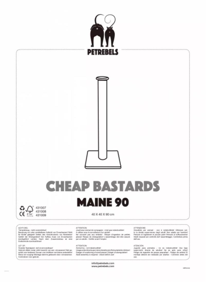 Imagen de la primera página del manual del dispositivo Maine 90