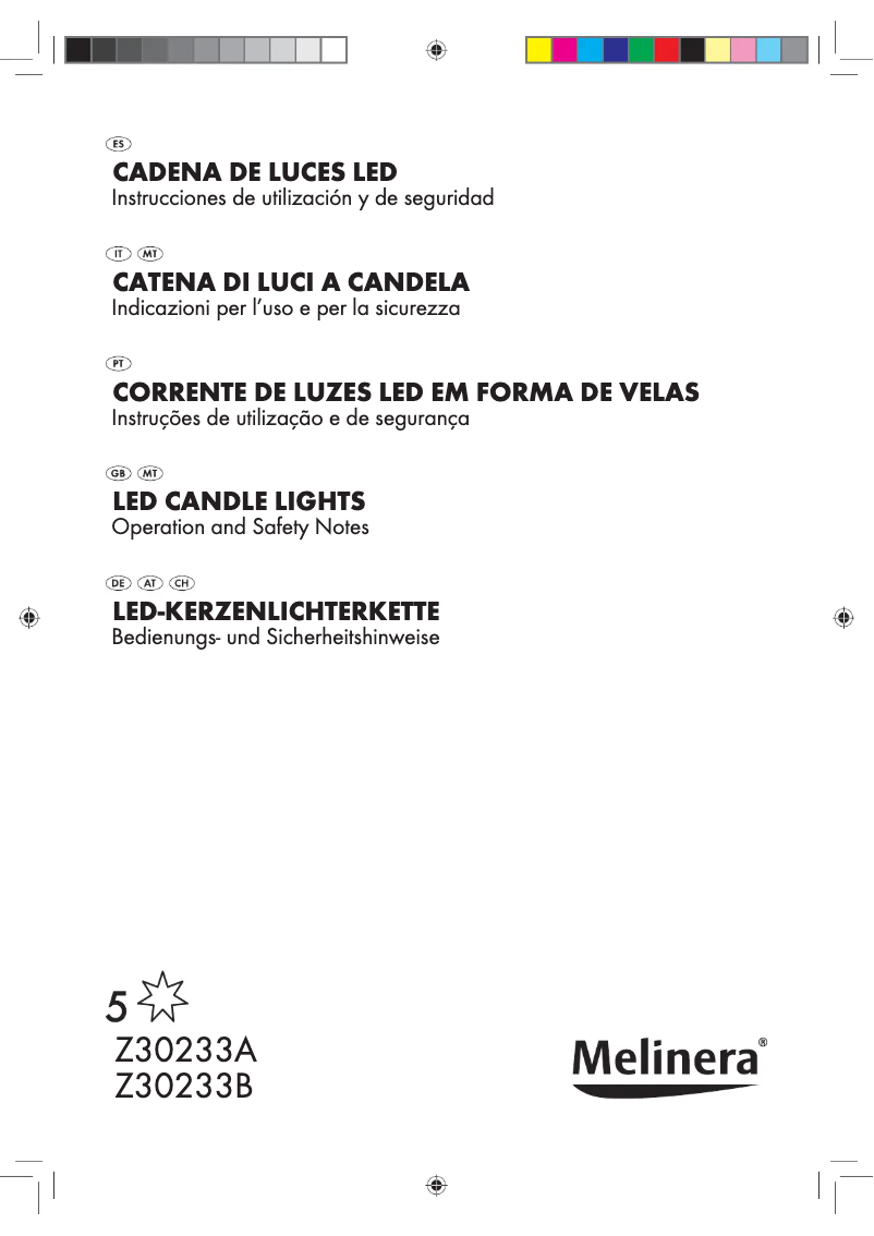 Imagen de la primera página del manual del dispositivo Z30233