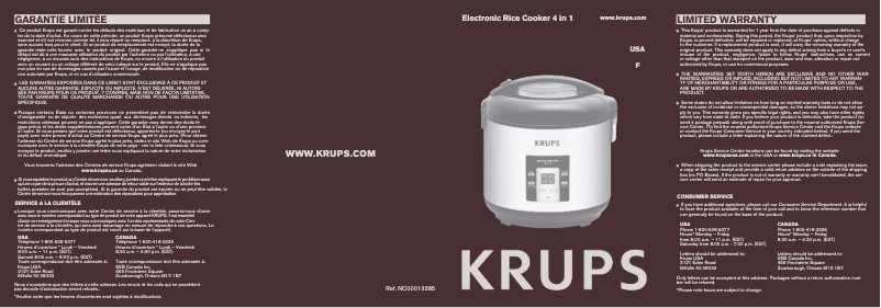 Imagen de la primera página del manual del dispositivo RK7009