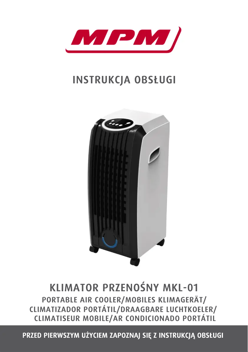 Imagen de la primera página del manual del dispositivo MKL-01