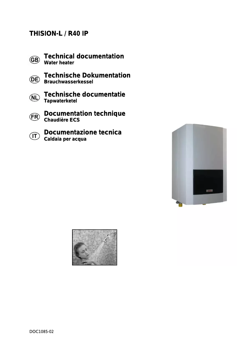 Página 1 del manual Manual de usuario Elco THISION-L R40 IP