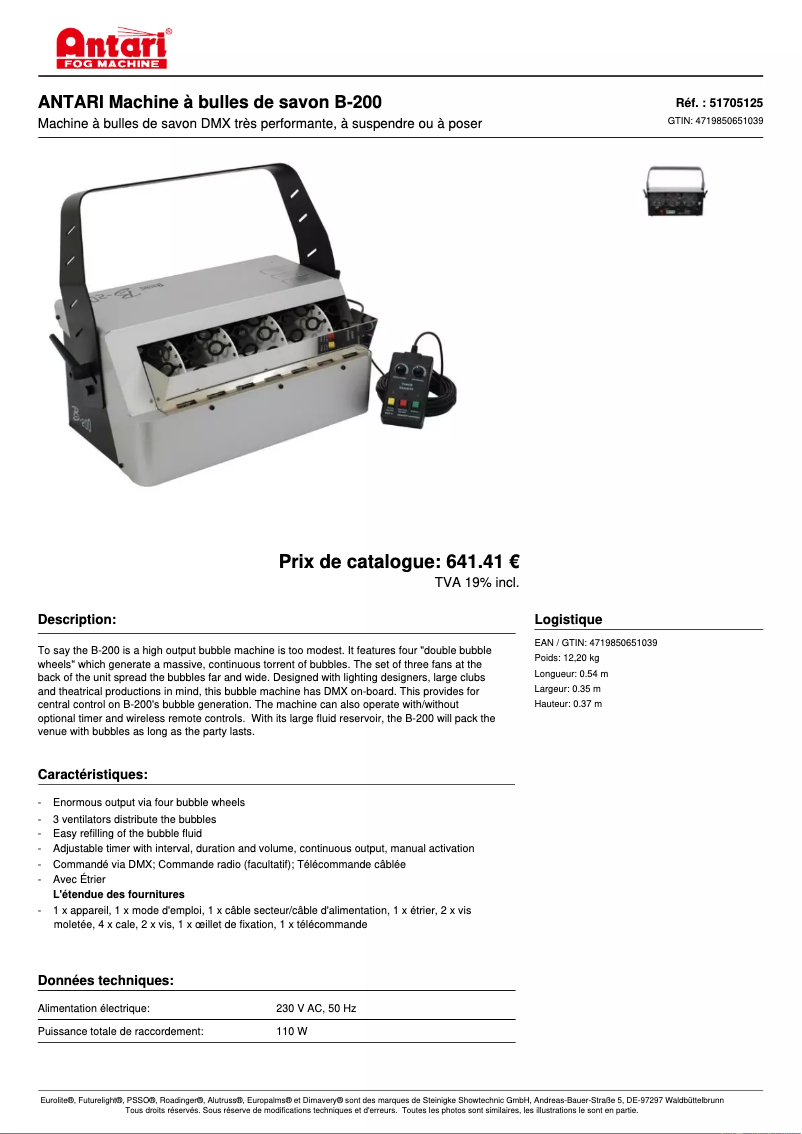 Imagen de la primera página del manual del dispositivo B-200