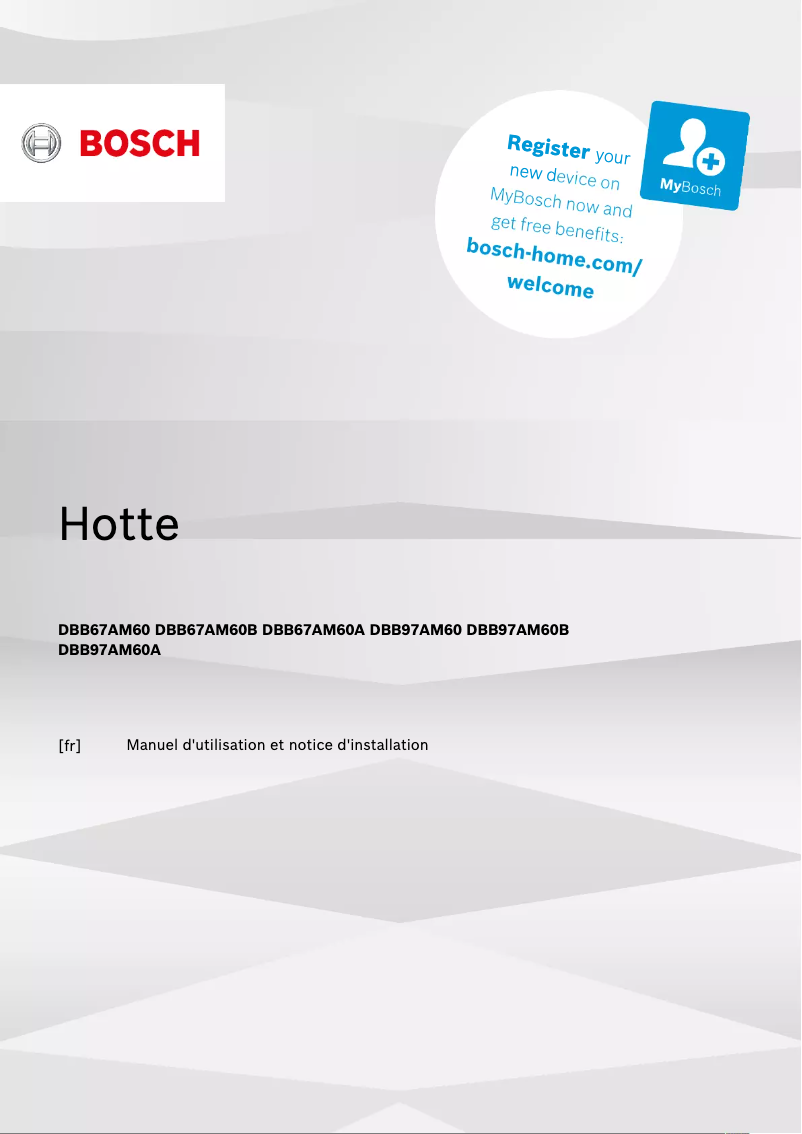 Imagen de la primera página del manual del dispositivo DBB97AM60