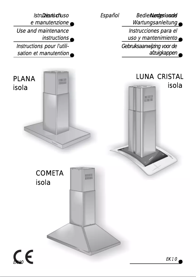 Página 1 del manual Manual de usuario M-System EK-10 LUNA CRISTAL isola