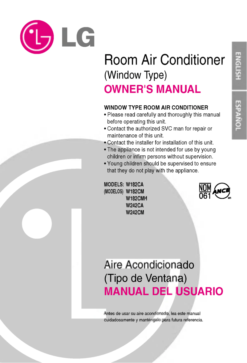 Página 1 del manual Manual de usuario LG NWC183MBMM1