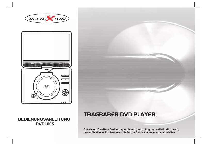 Página nº 1 - Manual de usuario Reflexion DVD1005