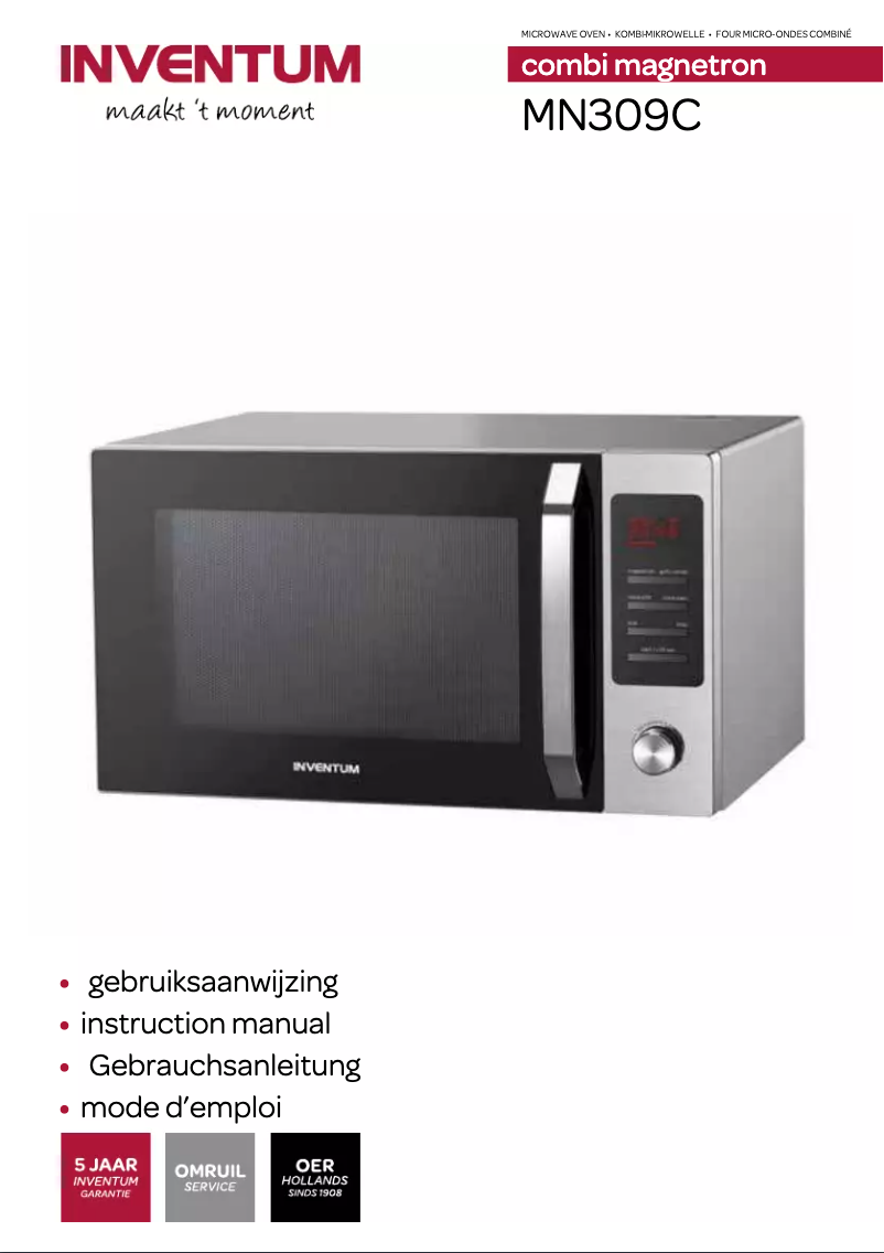 Página 1 del manual Manual de usuario Inventum MN309C