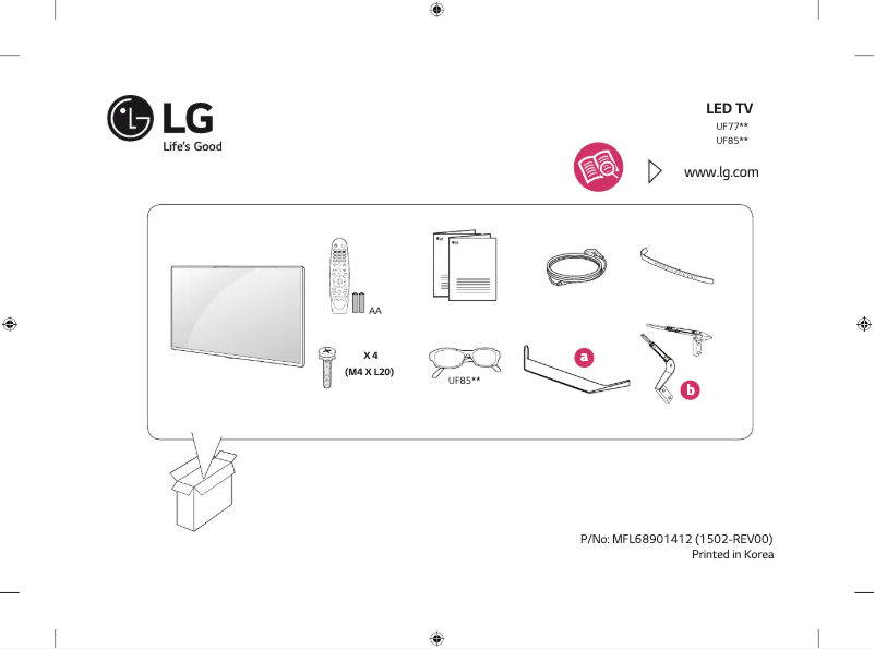 Página nº 1 - Manual de usuario LG 40UF771V