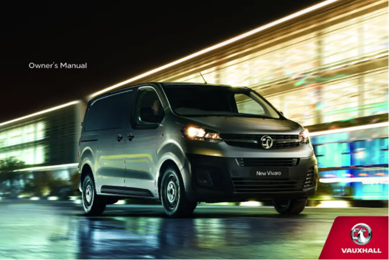 Página 1 del manual Manual de usuario Vauxhall Vivaro (2015)