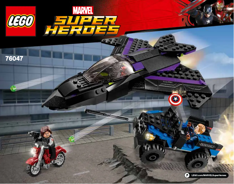 Página 1 del manual Manual de usuario Lego Marvel Super Heroes 76047