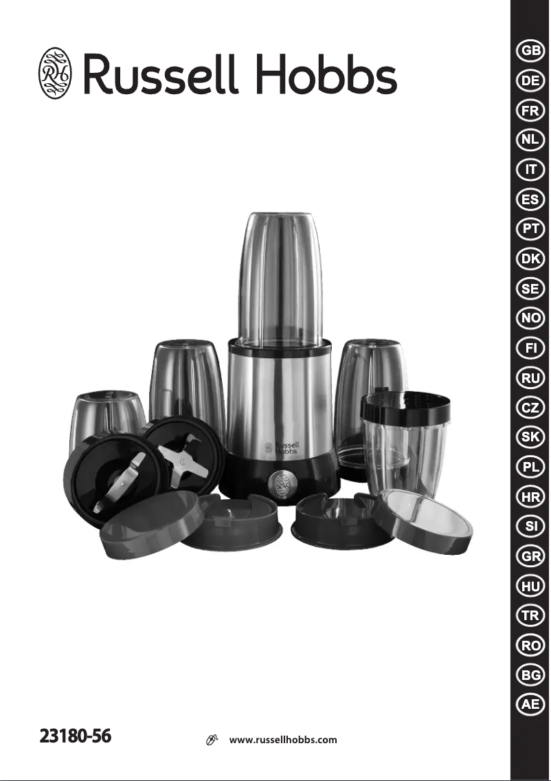 Página 1 del manual Manual de usuario Russell Hobbs Nutri Boost 23180-56