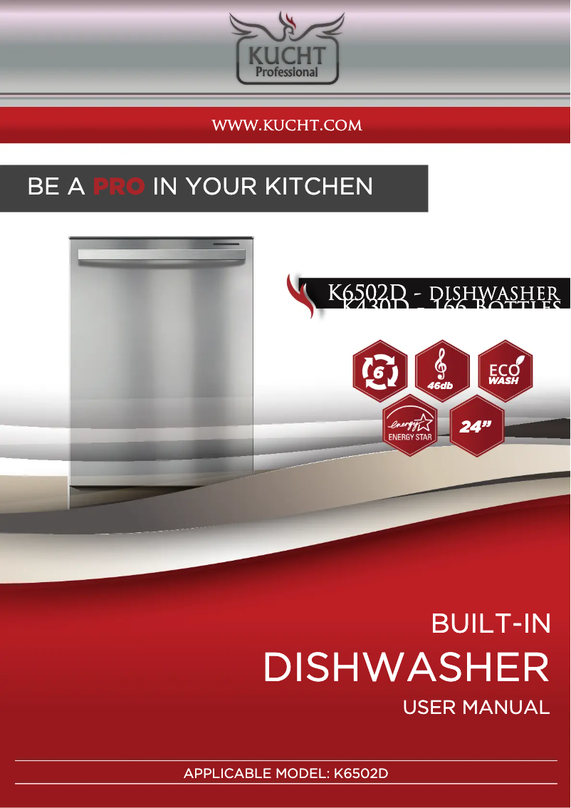 Página 1 del manual Manual de usuario Kucht K6502D