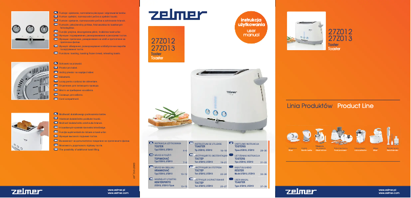 Imagen de la primera página del manual del dispositivo 27Z013