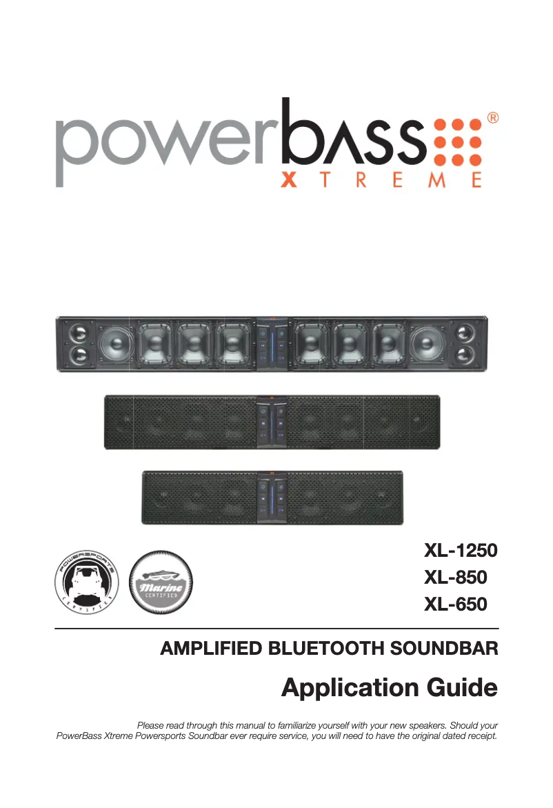 Página 1 del manual Manual de usuario PowerBass Xtreme XL-850