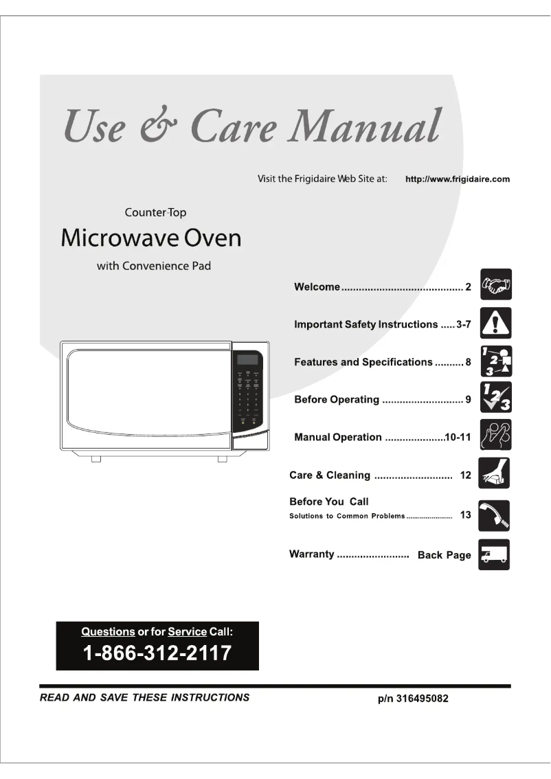 Imagen de la primera página del manual del dispositivo FFCM1430LS