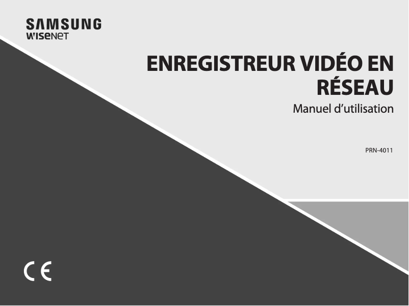 Página 1 del manual Manual de usuario Wisenet PRN-4011