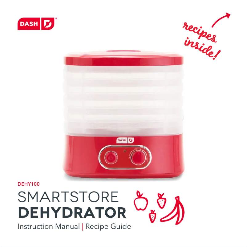 Página 1 del manual Manual de usuario Dash SmartStore Dehydrator DEHY100GY