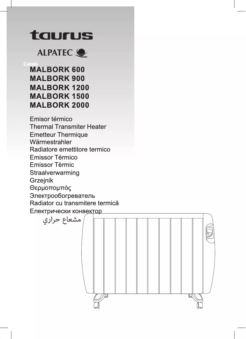 Imagen de la primera página del manual del dispositivo Alpatec Malbork 1200
