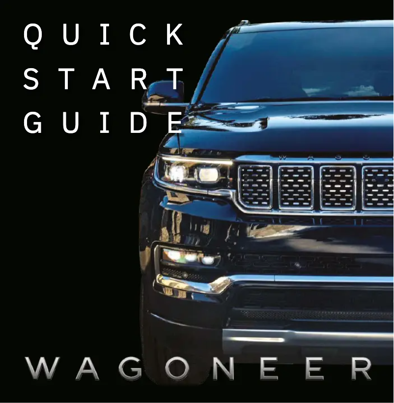 Página 1 del manual Guía de inicio rápido Jeep Grand Wagoneer (2022)