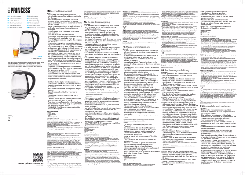 Imagen de la primera página del manual del dispositivo 236015