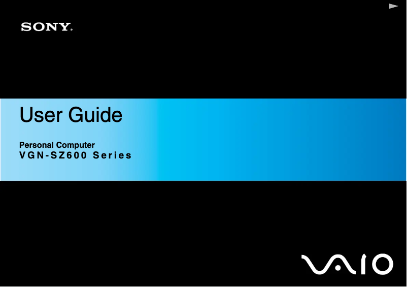 Página nº 1 - Manual de usuario Sony Vaio VGN-SZ670N
