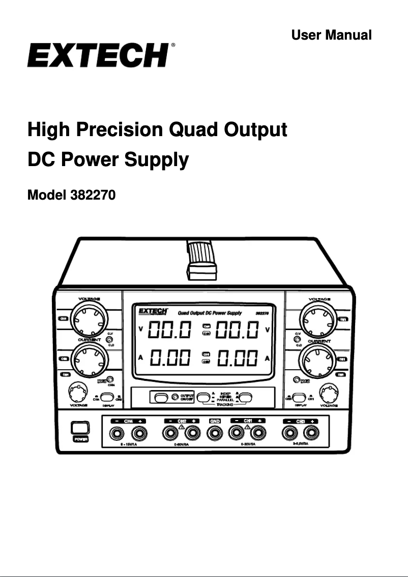 Página nº 1 - Manual de usuario Extech 382270