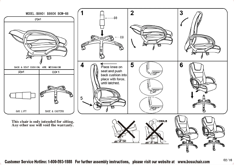 Página 1 del manual Manual de usuario Boss B8601