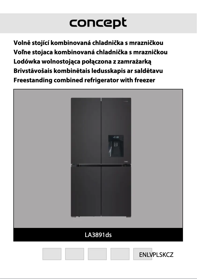 Imagen de la primera página del manual del dispositivo Titania LA3891DS