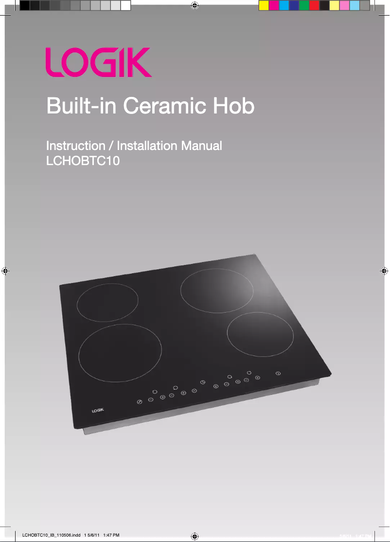 Imagen de la primera página del manual del dispositivo LCHOBTC10