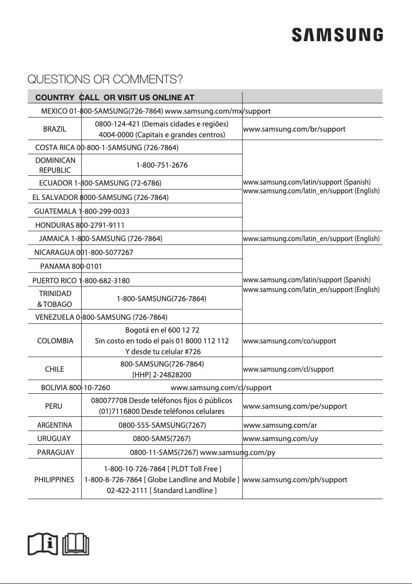Página 1 del manual Manual de usuario Samsung AM012KNTDCH