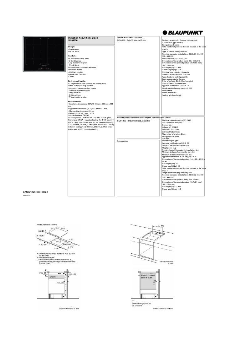 Imagen de la primera página del manual del dispositivo 5IL64350