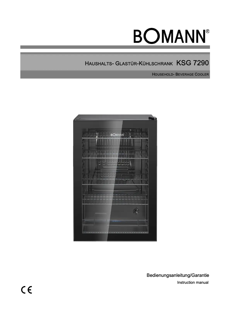 Imagen de la primera página del manual del dispositivo KSG 7290