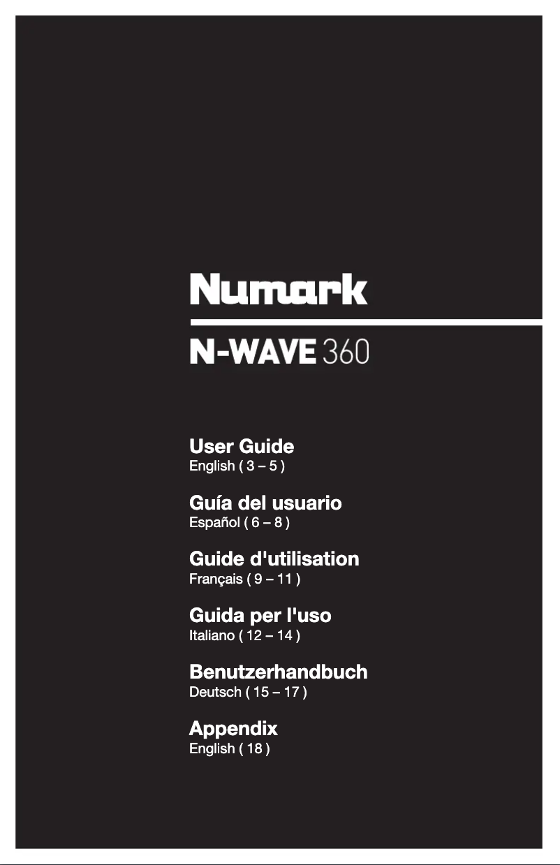 Imagen de la primera página del manual del dispositivo N-Wave 360