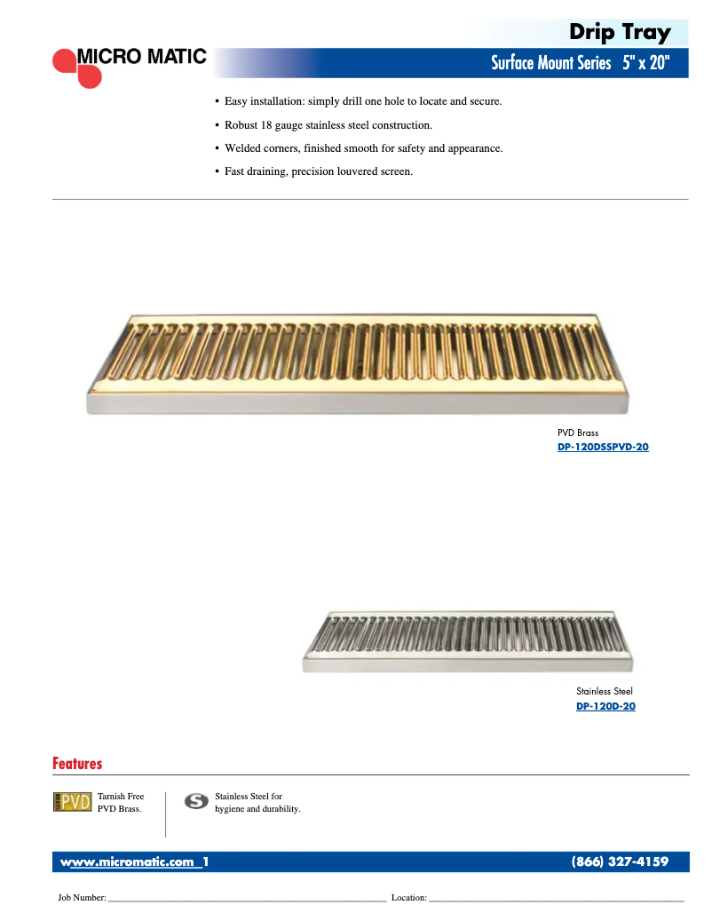 Imagen de la primera página del manual del dispositivo DP-120D-20