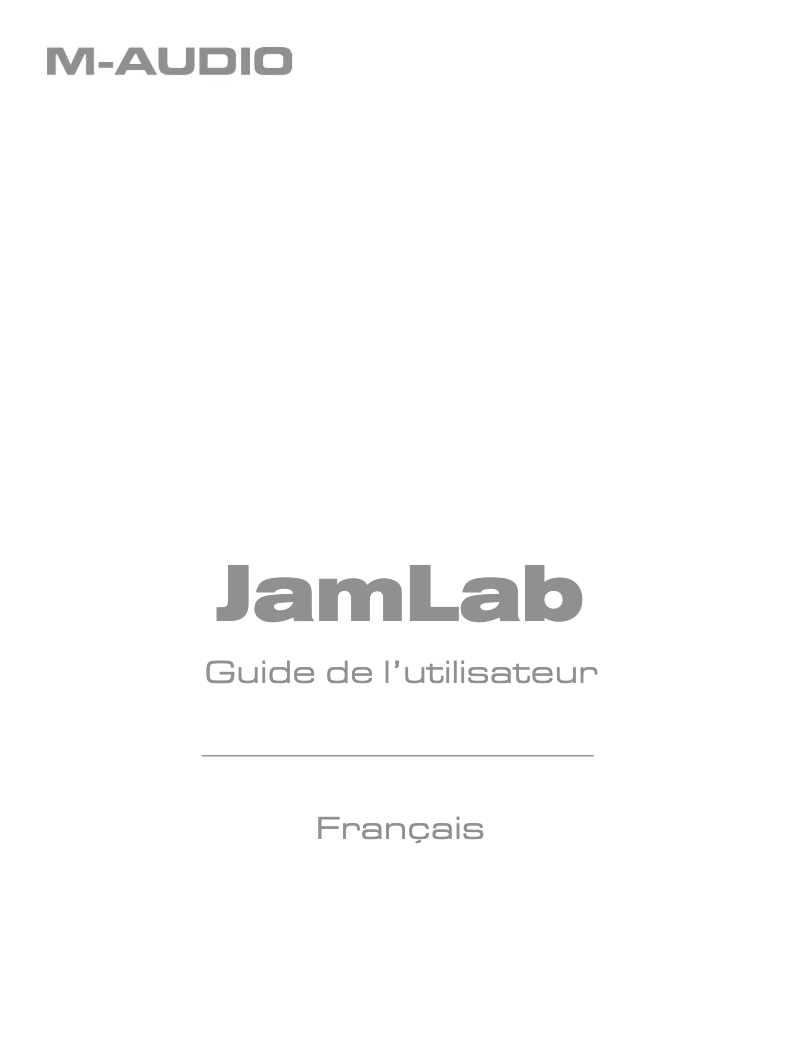 Imagen de la primera página del manual del dispositivo Jamlab