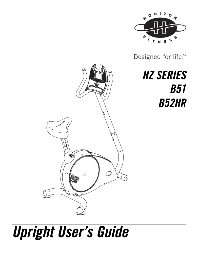 Imagen de la primera página del manual del dispositivo B52HR