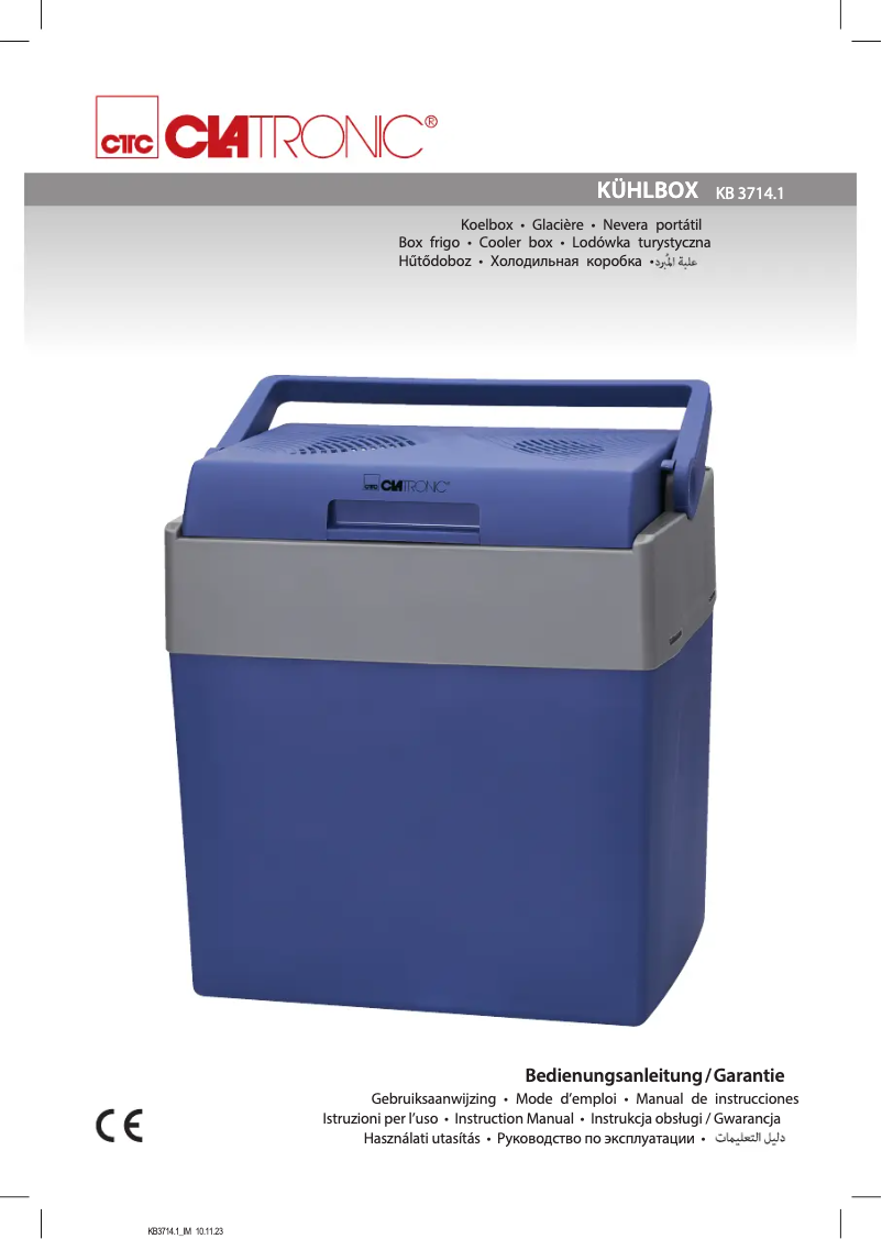 Imagen de la primera página del manual del dispositivo KB 3714.1