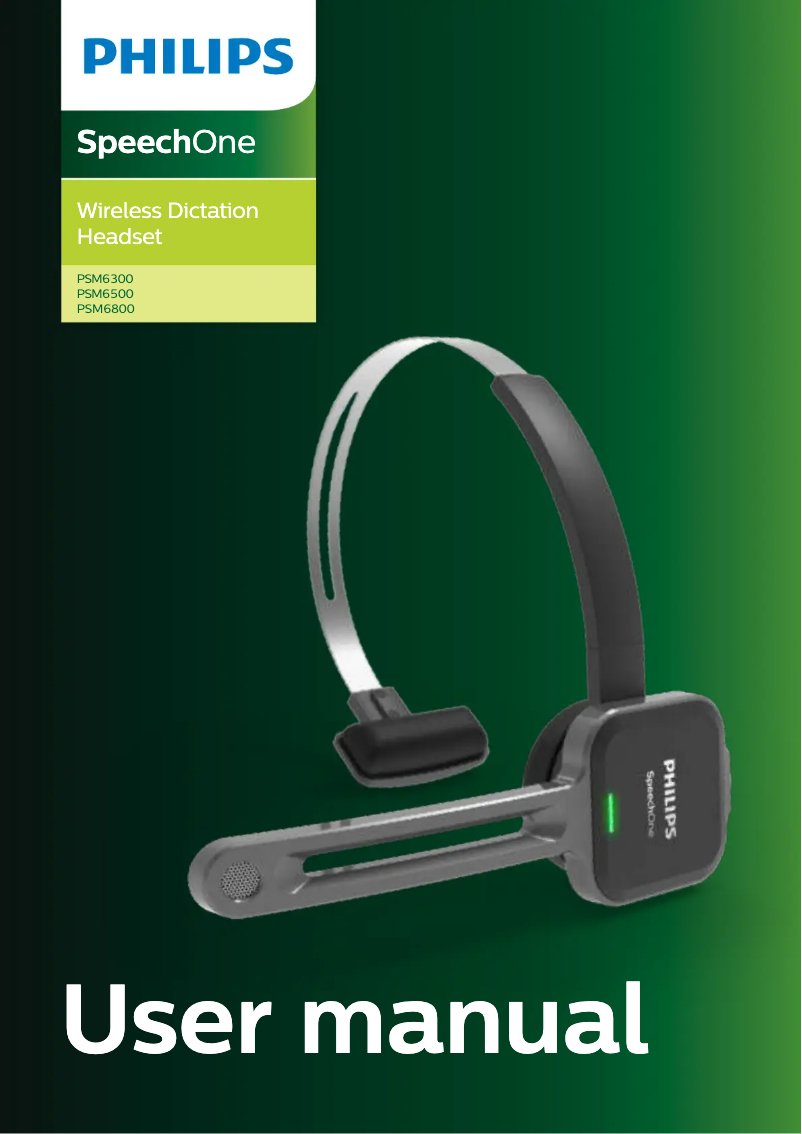 Imagen de la primera página del manual del dispositivo SpeechOne