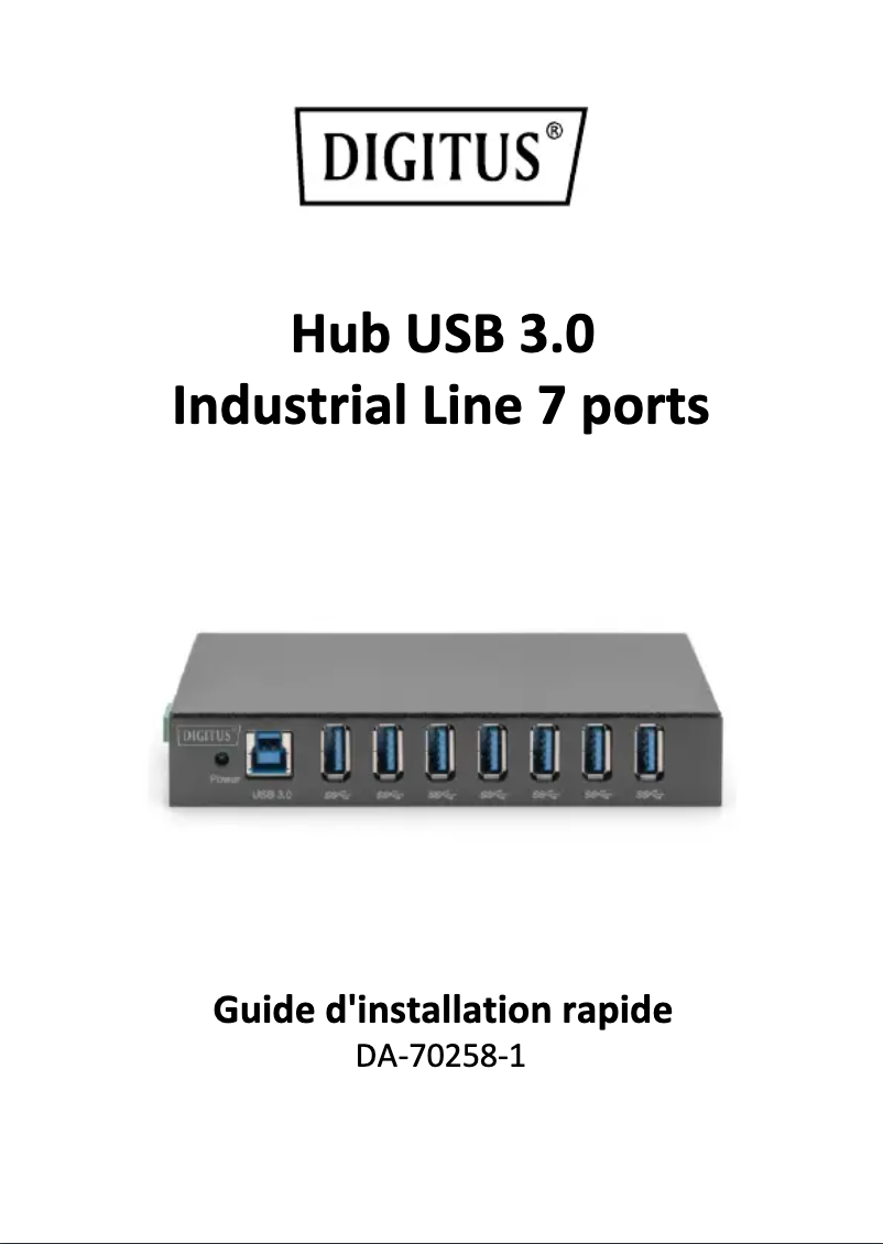 Imagen de la primera página del manual del dispositivo DA-70258-1