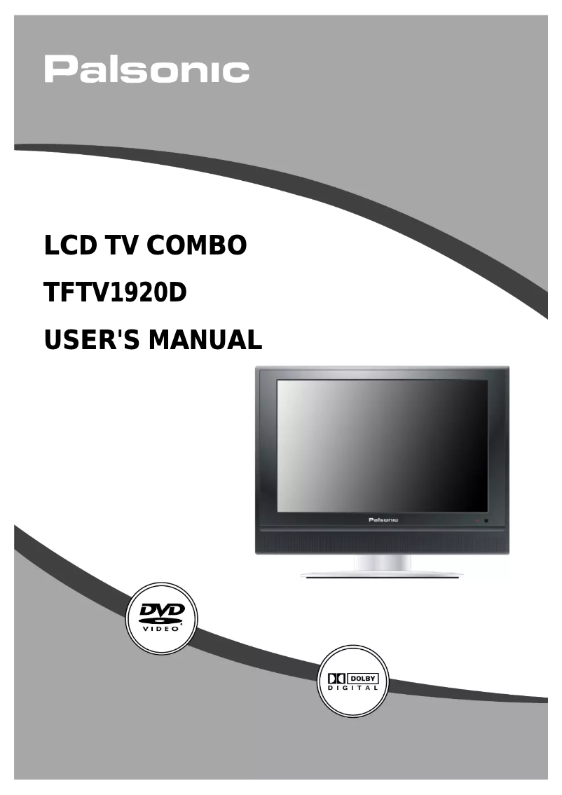 Imagen de la primera página del manual del dispositivo TFTV1920D