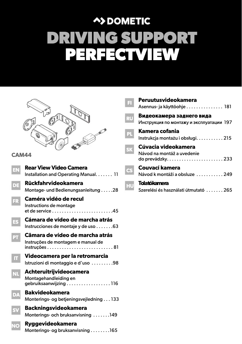 Imagen de la primera página del manual del dispositivo PerfectView RVS 794