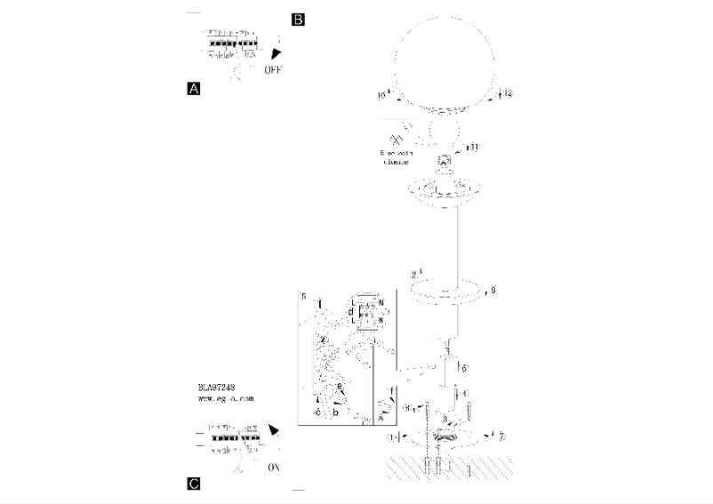 Página nº 1 - Manual de usuario Eglo Nisia-C
