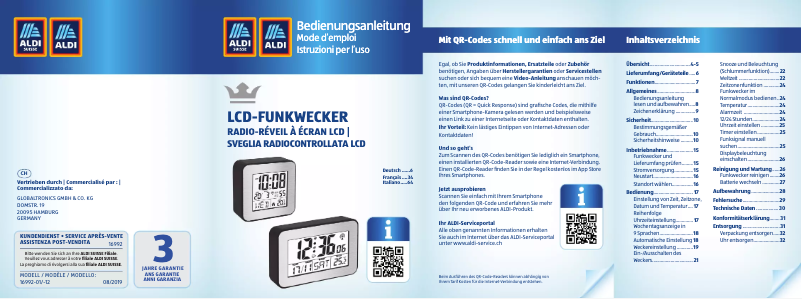 Imagen de la primera página del manual del dispositivo 16992