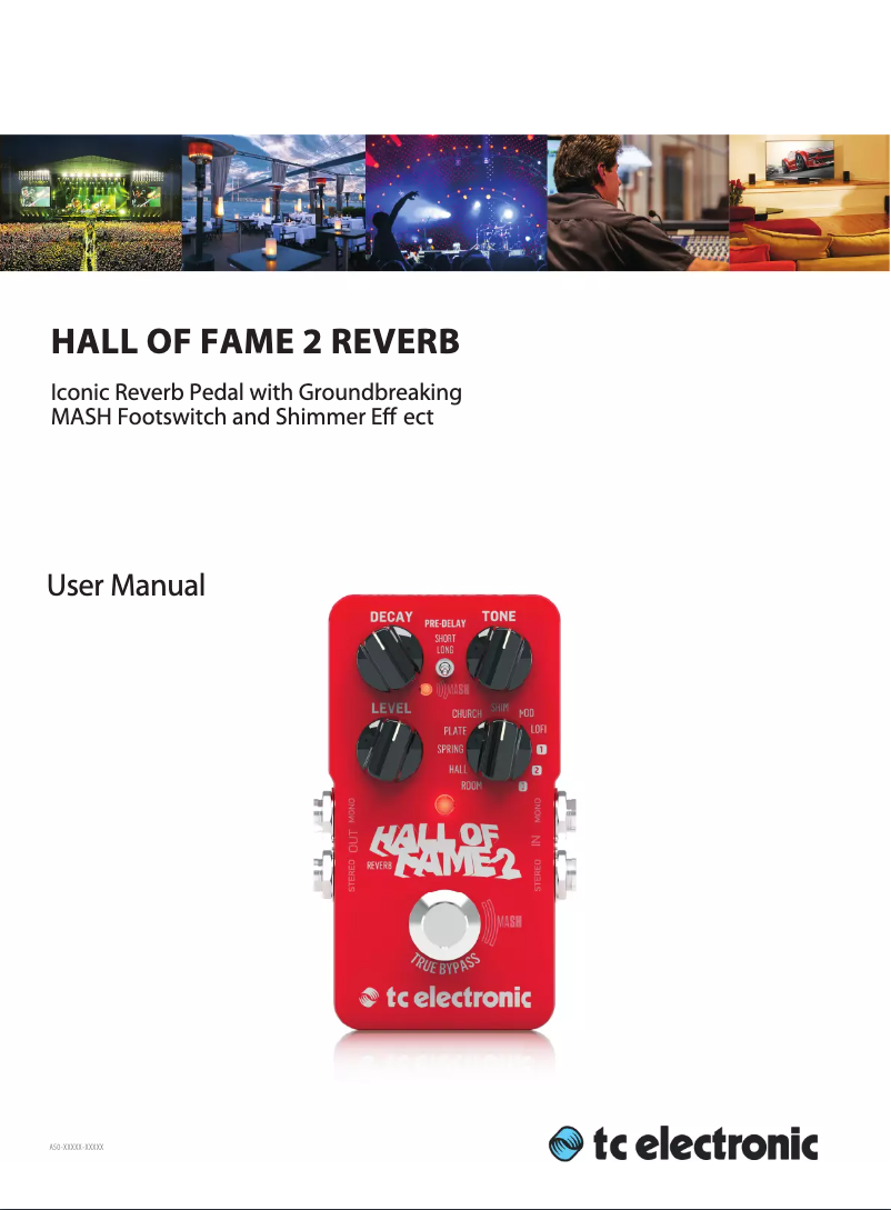 Página 1 del manual Manual de instrucciones TC Electronic Hall of Fame 2 Reverb