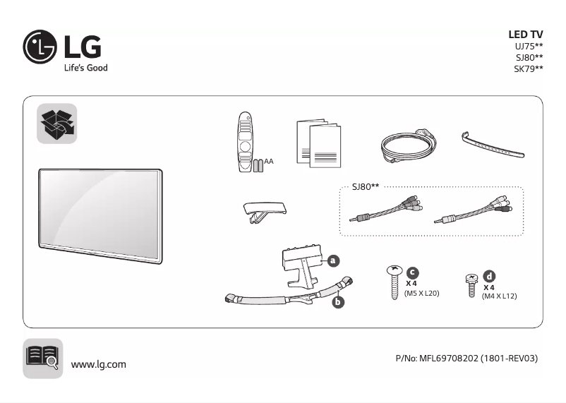 Imagen de la primera página del manual del dispositivo 49SK7900PVB