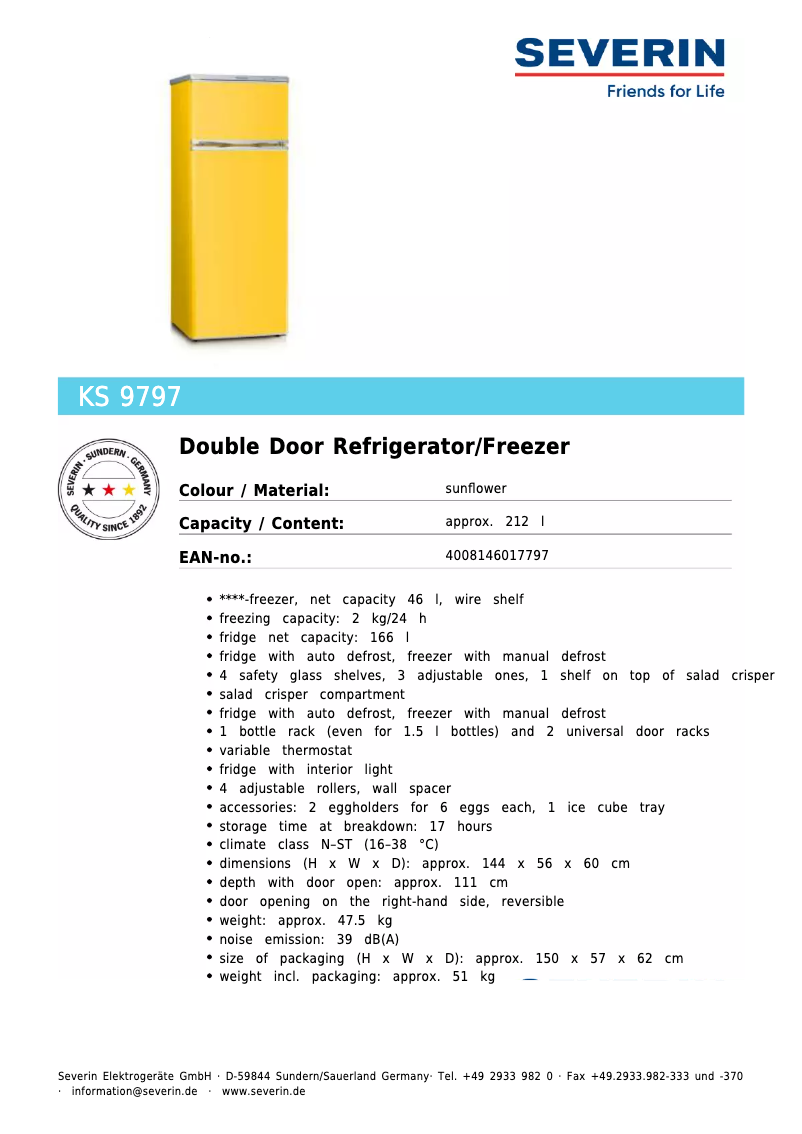 Imagen de la primera página del manual del dispositivo KS 9797