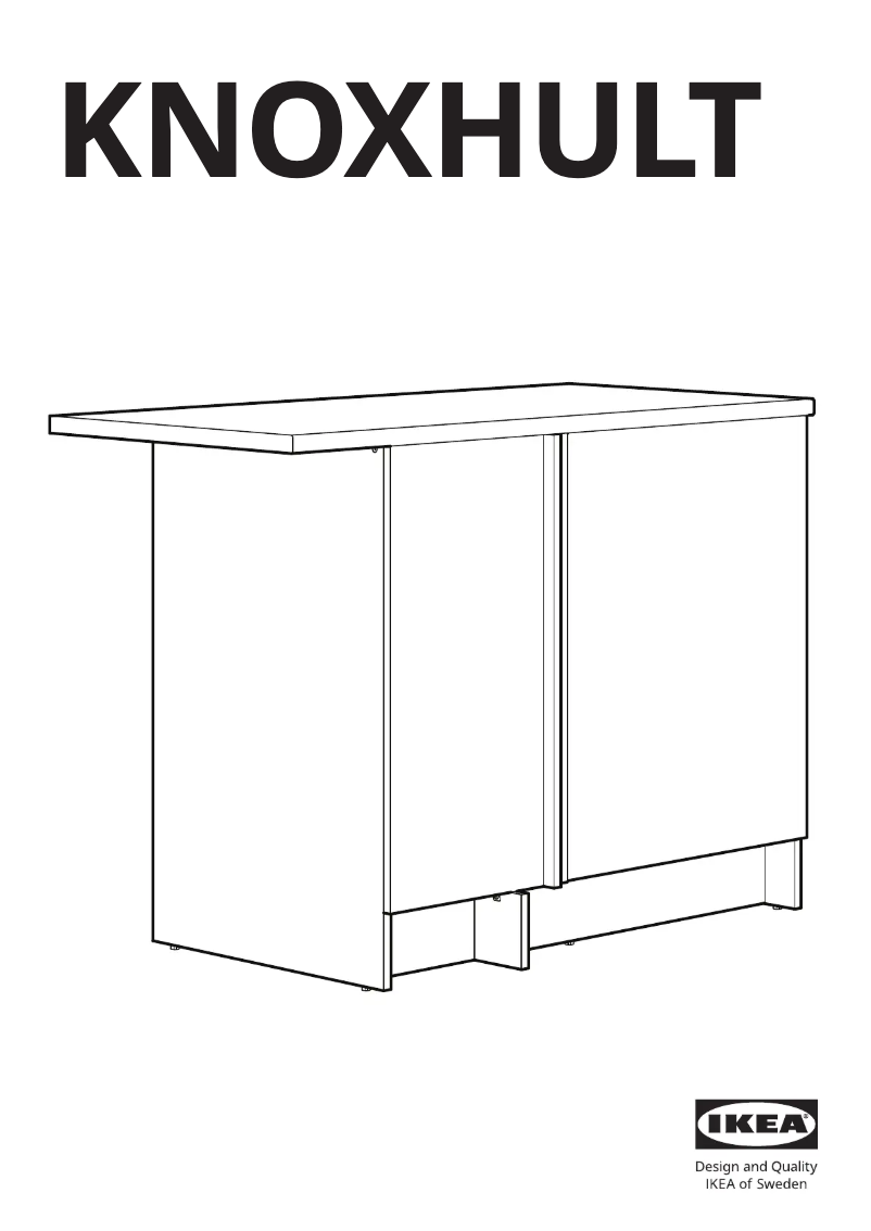 Página 1 del manual Manual de usuario Ikea KNOXHULT 004.861.29